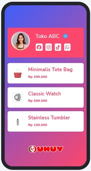 Jual Produk di Bio Link