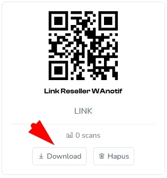 Fitur uwa Bikin QR Code