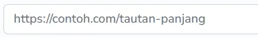 Fitur uwa Short URL